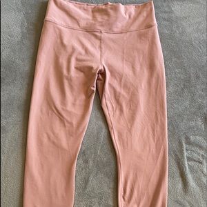 Pink Fabletics full length leggings